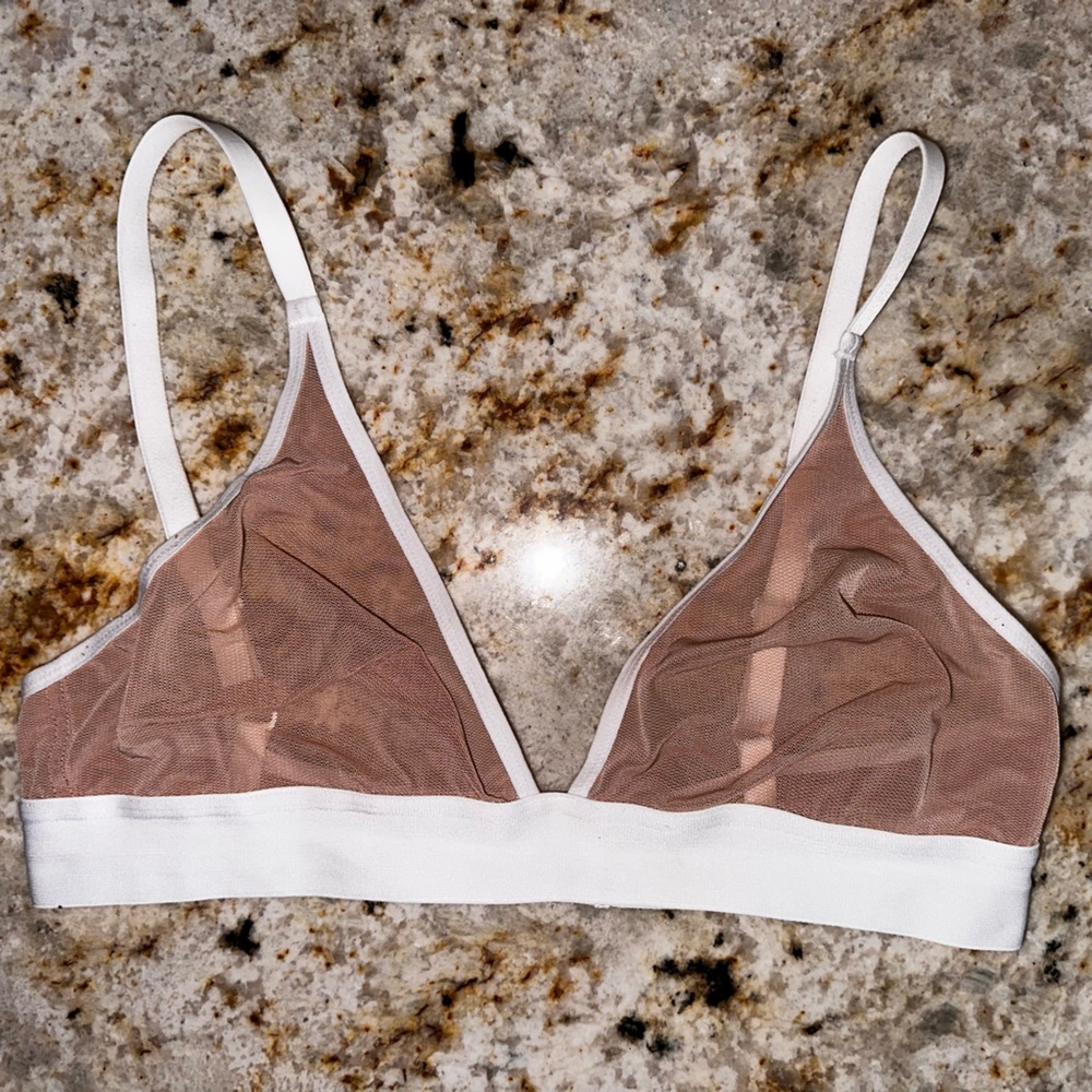Negative Mesh Bra